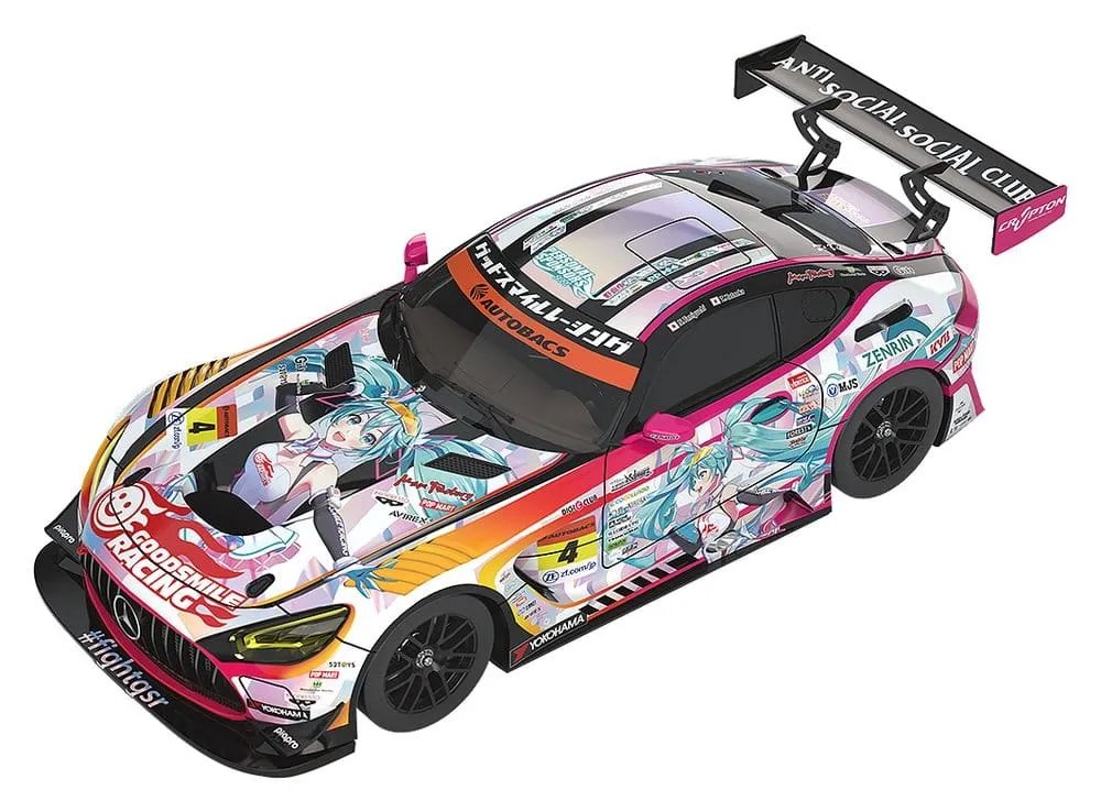 Hatsune Miku GT Project Vehicle 1/64 Hatsune Miku AMG 2021 SUPER GT Round 5 Ver. 7 cm